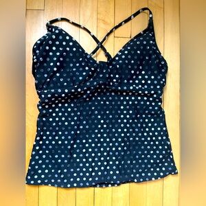 Athleta Polka Dot Tankini Top